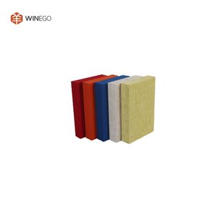 WINEGO Panel de pared acústico de tela de hidrofobicidad tela acústica ignífuga Panel de lana acústica de fibra de vidrio insonorizada - Product Image 1