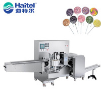 Machine d'emballage et de scellage automatique commerciale pour sachets de sucettes plates en film plastique avec moteur, à commande PLC, en vente