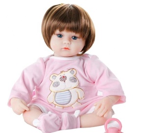 Muñecos Reborn de vinilo de silicona para niñas, muñecos personalizados, juguetes de felpa <span class=keywords><strong>Chucky</strong></span> de 46Cm - Product Image 2