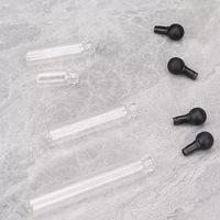 Flacons en verre rechargeables, petits contenants vides pour échantillons cosmétiques, parfums, huiles essentielles, voyages, 1 ml, 2 ml, 3 ml, 5 ml