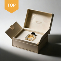 Boîte cadeau en carton rigide magnétique personnalisée de luxe pour cosmétiques et parfums, fabriquée à la main, avec logo