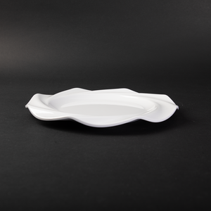 Vaisselle en mélamine ronde incassable en gros, assiettes en mélamine <span class=keywords><strong>blanche</strong></span>, plats de restaurant gastronomique, Plato Melamina - Product Image 6
