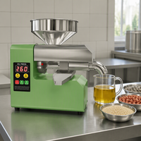 Presse à huile domestique 3-6 kg/h, extracteur à froid et à chaud pour noix de coco, arachides, noix, colza, petit équipement de production d'huile à domicile