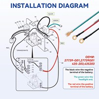 Régulateur de tension pour chariot de golf à gaz EZGO TXT 1994-UP OEM #27739G01 27739-G01 435-203