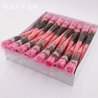Fleur de savon en forme de rose, cadeau créatif et romantique pour la Fête des Mères, la Fête des Enseignants ou un mariage