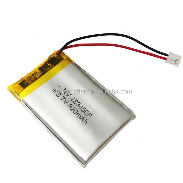 NOVACELL 3.7v 820mah Lithium Ion Battery 483450 3.7v 850mah Lipo Battery Cell