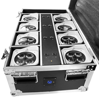 Outdoor Wireless Wifi DJ Bar RGBWA + UV ACCU 6in1 Batterie LED IP65 Par 4x10W Batterie Smart bat