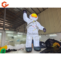 Le modèle gonflable d'astronaute de 10ft LED allume la publicité gonflable de Spaceman pour des événements de festival