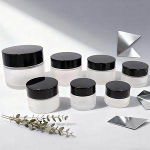 Pot cosmétique de luxe vide 5g 10g 15g 20g 30g 50g 100g, petit emballage en verre personnalisé pour soins de la peau, crème visage et corps - Product Image 1