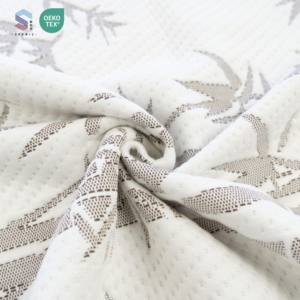 Most Popular Bamboo Polyester Jacquard Mattress Fabric White Weft <strong>Home</strong> <strong>Textile</strong> Knitted Stretch Breathable New Design - Product Image 1