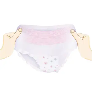 Pantaloni sanitari da donna pantaloni mestruali monouso dalla fabbrica della cina