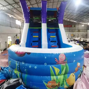 Toboggan gonflable géant d'extérieur pour enfants Château gonflable commercial avec toboggan Maison de saut Videur gonflable pour fête - Product Image 4