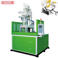 Mini machine de moulage par injection hydraulique verticale à table coulissante 40 tonnes pour ampoules LED PP/PA/PVC