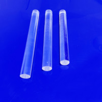 Lentille cylindrique optique personnalisée de haute qualité lentille de tige de quartz de vente directe d'usine pour l'équipement optique revêtement de bonne qualité