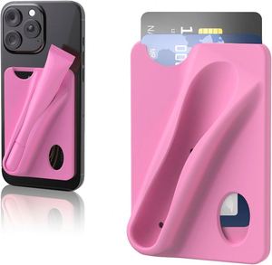 Silicone Suction Cup <b>Bracket</b> for Travel Stick-on Lipstick and Wallet Cosmetic Bag Holder - Product Image 1