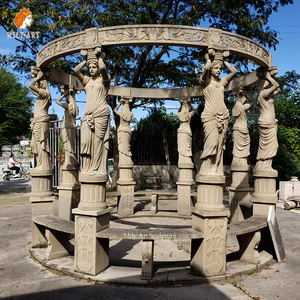 Gazebo all'aperto della colonna della <span class=keywords><strong>statua</strong></span> <span class=keywords><strong>di</strong></span> <span class=keywords><strong>marmo</strong></span> del grande paesaggio - Product Image 6