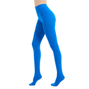 Collant Opaque Femme Tricoté Taille Haute 80 Deniers Doux Couleur Unie Avec <span class=keywords><strong>Pied</strong></span> <span class=keywords><strong>Sexy</strong></span> Mature Imprimé Spandex Polyester Été - Product Image 3
