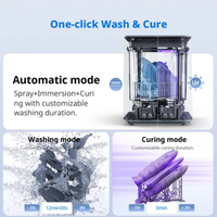 Anycubic Wash & Cure 3 Max Machine de lavage et de durcissement pour imprimante 3D à résine, grande capacité 15,1 L, 305x165x300mm, lumière UV 405nm