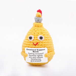 Petits légumes en crochet tricotés à la main, amusants et très demandés, animaux de soutien émotionnel, personnalisables avec cartes 04 - Product Image 5