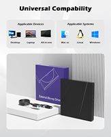 Graveur de Blu-ray externe de qualité studio 6X BD-RW USB 3.0 Type C Lecteur optique pour la production vidéo professionnelle Win Mac