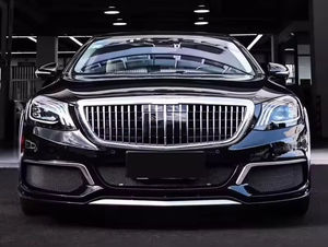 Accesorios para Parachoques Delantero Estilo MAYB para Clase S W222 MBH 2014-2020, Rejilla para Exterior de Automóvil, Nuevo Estado, Material ABS - Product Image 4