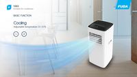 Climatiseur portable FUDA, ventilateur rafraîchisseur d'air, climatisation 5000 BTU, petit, économique, de qualité, pour maison intelligente, climatiseur FAD