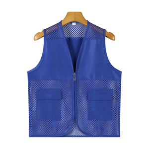 Chaleco Deportivo para Exteriores, con Dos Bolsillos, Malla Transpirable, Chaleco de Pesca para Hombre, Ligero, con Cierre Frontal - Product Image 3