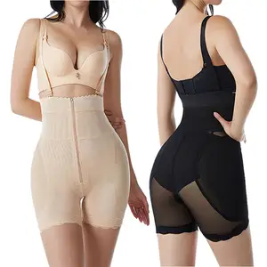 Bester Hersteller Erwachsenen komplette Bauchs traffung Kompression Reiß verschluss Full Shaper Body Suit Shaper Shape wear