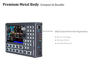 Mezclador de Video Metálico de 4 Canales con Controlador para Transmisión en Vivo con Mezcla de Audio, Barra en T, <span class=keywords><strong>Vmix</strong></span>, 1 Año de Garantía - Product Image 3