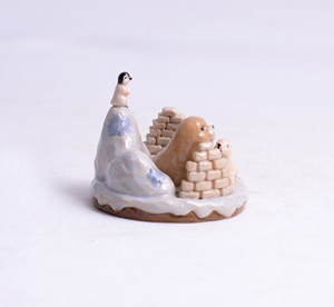 Thất Trong Nhà Quả Cầu Nước & Quả Cầu Tuyết Vẽ Tay Sống Động Như Thật Tùy Chỉnh Mô Hình Máy Tính Để Bàn Trang Trí - Product Image 5