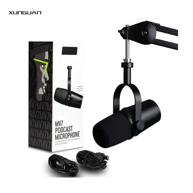 MV7 Anchor Dynamic XLR and USB Dynamic Podcasting Wired Microphone for Singing Recording Live Sreaming