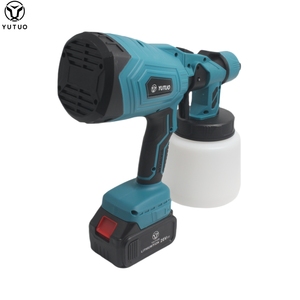 Haute qualité en gros personnalisé <span class=keywords><strong>pas</strong></span> <span class=keywords><strong>cher</strong></span> sans fil 21V Li-ion batterie maison portable jardin outils électriques <span class=keywords><strong>peinture</strong></span> pistolet - Product Image 4