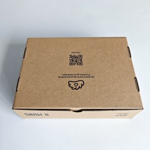 Scatola di carta Kraft personalizzata con Logo personalizzato di alta qualità, scatola di imballaggio alimentare riciclabile rispettosa dell'ambiente per 12 MUNS - Product Image 5