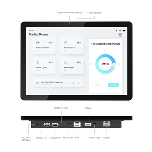 Tableta de Pared con POE para Control de Domótica Inteligente, Pantalla de Pared Android con RJ45 - Product Image 1