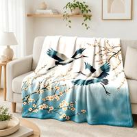 Couverture en flanelle polaire pour la Saint-Valentin, super douce, couleur unie, grande taille, chaude et romantique, pour lit, canapé, cadeau pour couple, vente en gros OEM