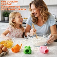 Séparateur de jaune d'œuf en silicone, personnalisation de la forme, développement de moules OEM pour les marques de cuisine, usine certifiée BSCI ISO9001