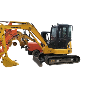 Mini japon Komatsu pc55MR excavatrices hydrauliques sur chenilles d'occasion 5 tonnes pc55 pelleteuses à godets d'occasion - Product Image 1