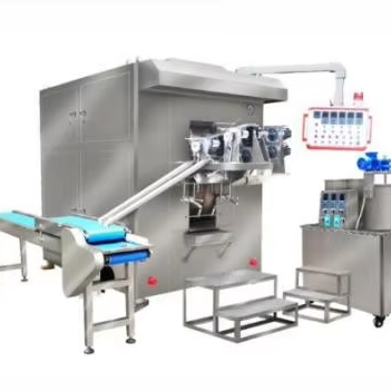 New Automatic Dual Line Egg Roll Making Machine 304 Stainless Steel High Productivity 30-50KG/h Capacity