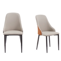 Chaise de salle à manger ergonomique et confortable avec dossier rembourré pour les longues sessions assises au bureau, au restaurant, à la maison, dans le salon, la salle à manger