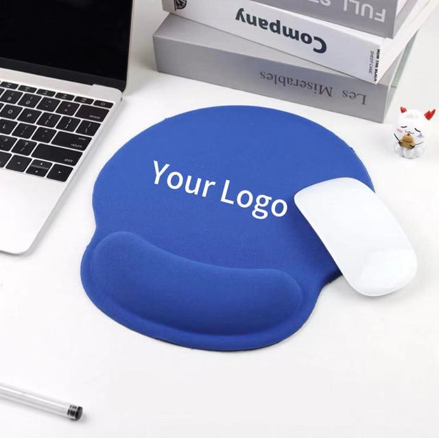 Custom Logo 3D Sexy Girl Breasts Neoprene Mouse Pad Wrist Rest Soft Touch Non- Customizable Promotional Business Gift