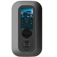 JET Type2 7KW-22KW Home EV Chargeur 32A Wallbox avec prise d'obturation Points de charge T2S pris en charge par APP WIFI BT État neuf