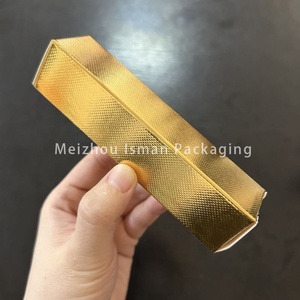 ISMAN Boîte de gloss à lèvres prête à être expédiée W27 H115mm Rose Blanc Noir Or Emballage en papier holographique Vente en gros Marque privée Pro - Product Image 6
