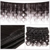 Échantillon Gratuit de Mèches de Cheveux Alignées dans le Sens des Cuticules, 100% Cheveux Humains Bruts Non Traités, Pointes Épaisses, Sans Nœuds, Sans Perte, Extensions de Cheveux