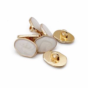 高品质修身焊接高跟金色金属纽扣衬衫女式香奈儿风格外套针织毛衣套装袖口 - Product Image 6