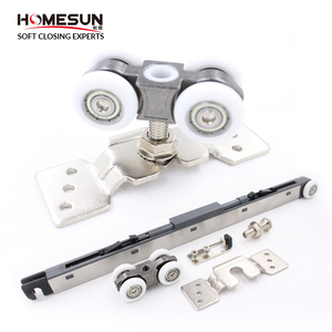 Cierre suave colgando puerta corredera Hardware de amortiguador con carril de la pista - Product Image 1