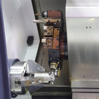 Torno de torneado CNC de cama inclinada de 3 ejes de buena calidad Leichman CK52MY con controlador CNC Syntec