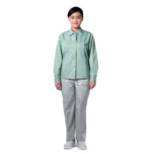 Vêtements de travail colorés et durables OEM, uniforme antistatique pour les ateliers d'électronique et les travailleurs d'usine, vêtements de travail de sécurité