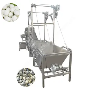 Bıldırcın yumurta bombardımanı ve soyma makinesi kaynamış bıldırcın yumurtası soyma ekipmanı bıldırcın yumurta kabuğu soyma makinesi