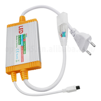 Controlador Remoto Impermeable de 800W/1500W con 24 Teclas para Tiras LED RGB de 220V, Fuente de Alimentación para Luces de Neón de Exterior, Controlador de Iluminación