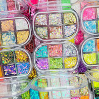 Logo personnalisé paillettes visage corps maquillage chatoyant grosse fard à paupières longue durée végétalien marque privée ombre à paupières